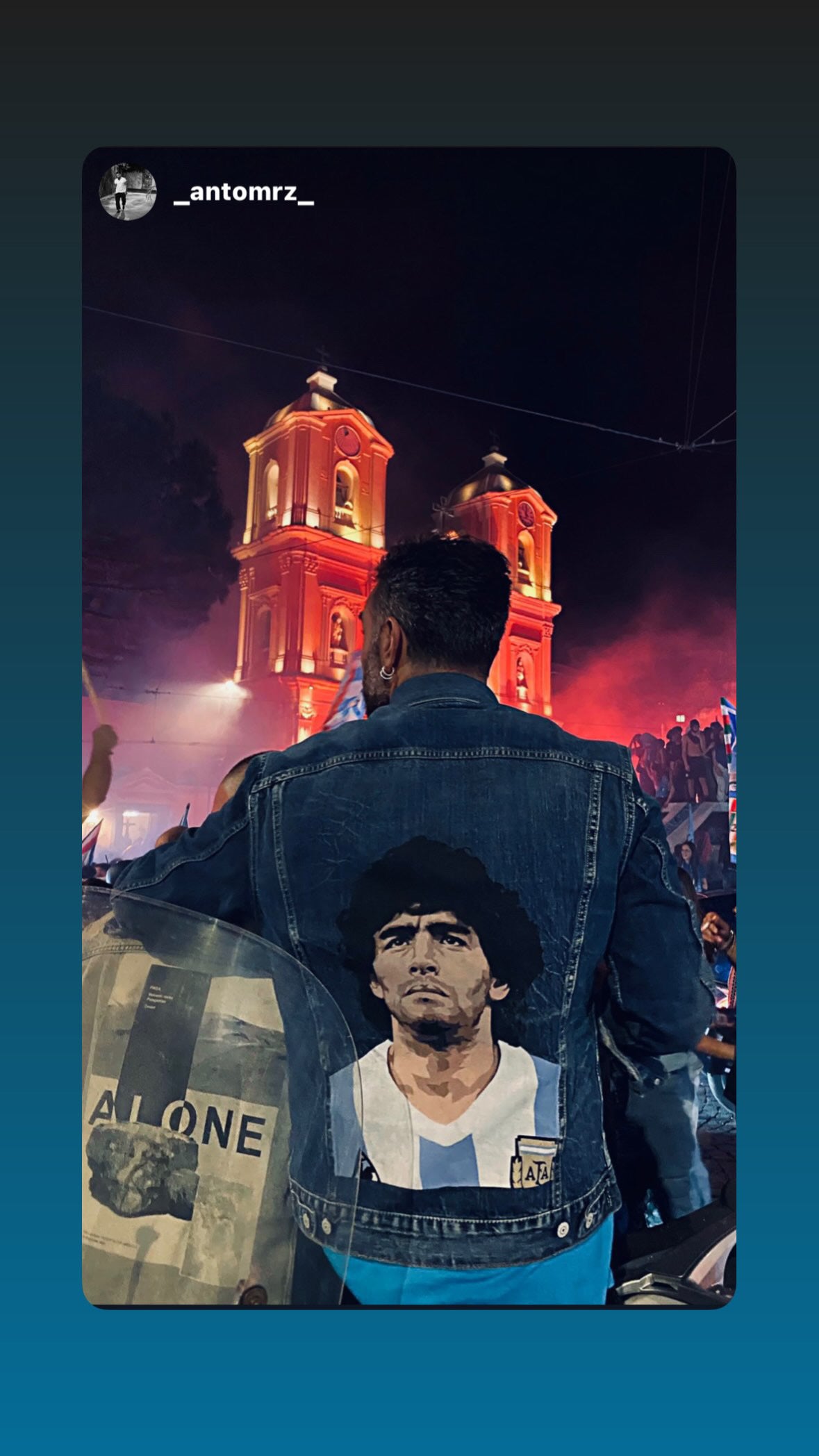 Giubbino di Jeans Maradona
